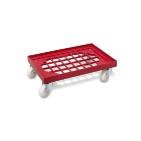 Carrello grigliato in plastica