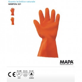 Guanto / guanti in lattice naturale Harpon 321