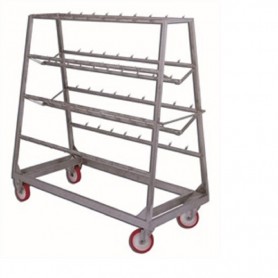 Carrello inox per usi vari