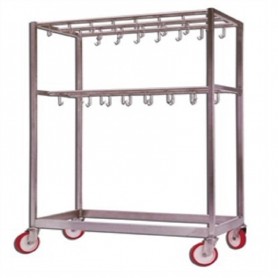 Carrello inox porta lombi