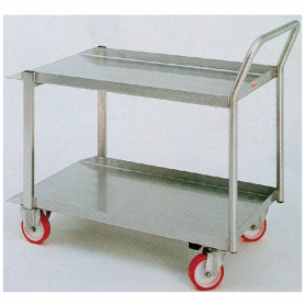 Carrello inox spedizione a 2 piani