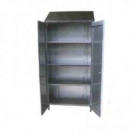 Armadio in acciaio inox portaspezie doppio