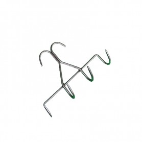 Cârlig atac lateral cu 4 țepușe din inox pentru șuncă