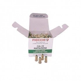 Cartucce Fiocchi calibro 22 verde Conf. da 200 pezzi
