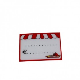 Segnaprezzi in pvc cancellabili