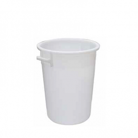 Bidone industriale bianco con manici