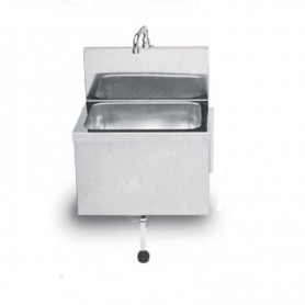 Chiuvetă din inox cu acționare la genunchi