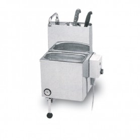 Chiuvetă de perete cu sterilizator din inox